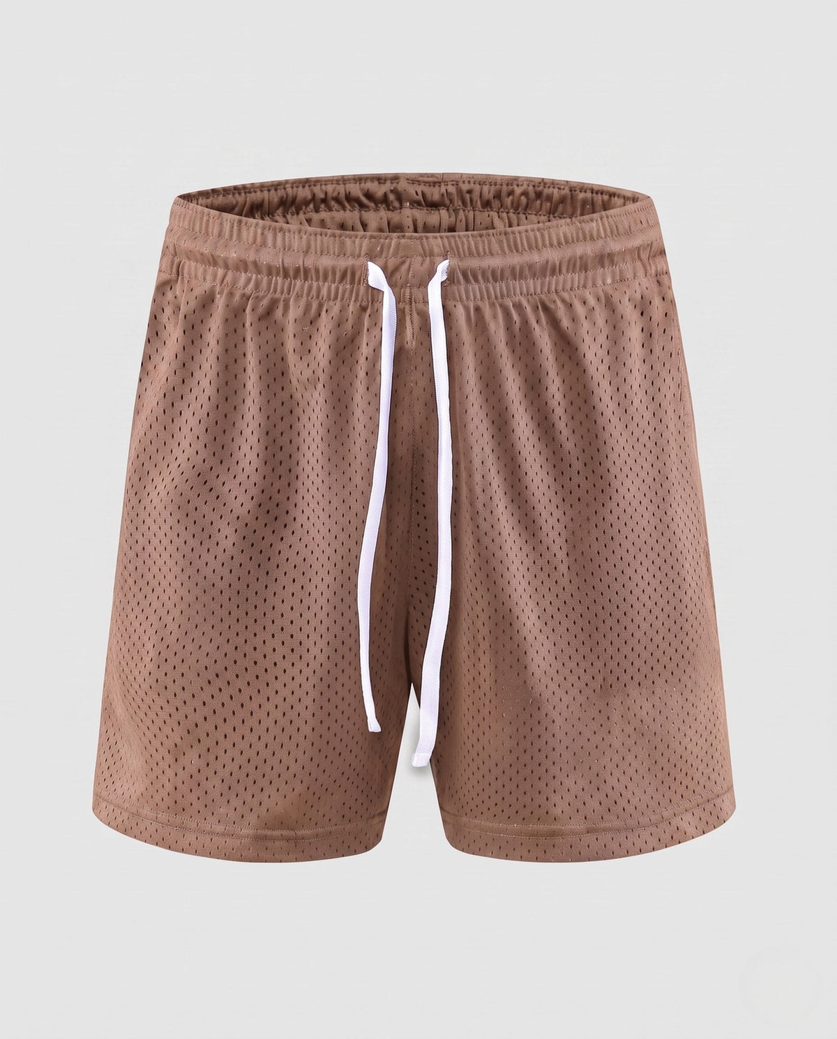 Herren Sportliche Trainingsshorts mit atmungsaktivem Mesh-Gewebe R&B