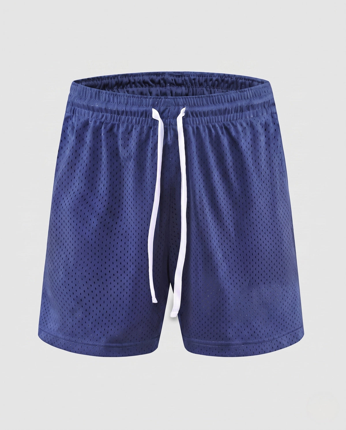 Herren Sportliche Trainingsshorts mit atmungsaktivem Mesh-Gewebe R&B
