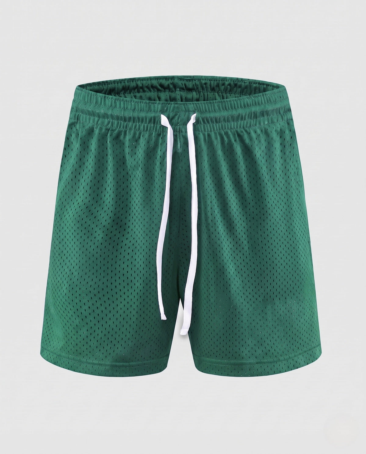 Herren Sportliche Trainingsshorts mit atmungsaktivem Mesh-Gewebe R&B