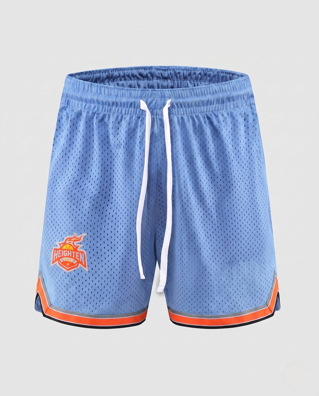 Herren Sportliche Trainingsshorts mit atmungsaktivem Mesh-Gewebe R&B