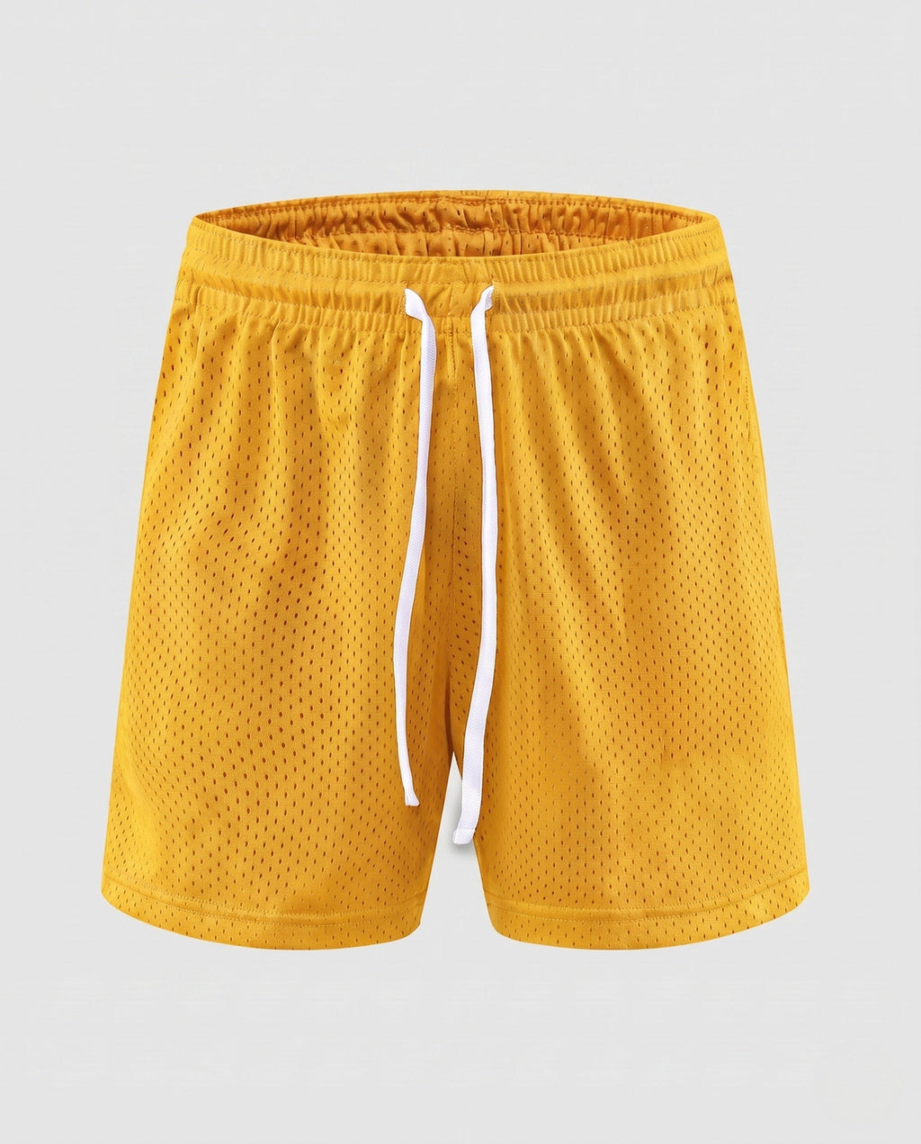 Herren Sportliche Trainingsshorts mit atmungsaktivem Mesh-Gewebe R&B