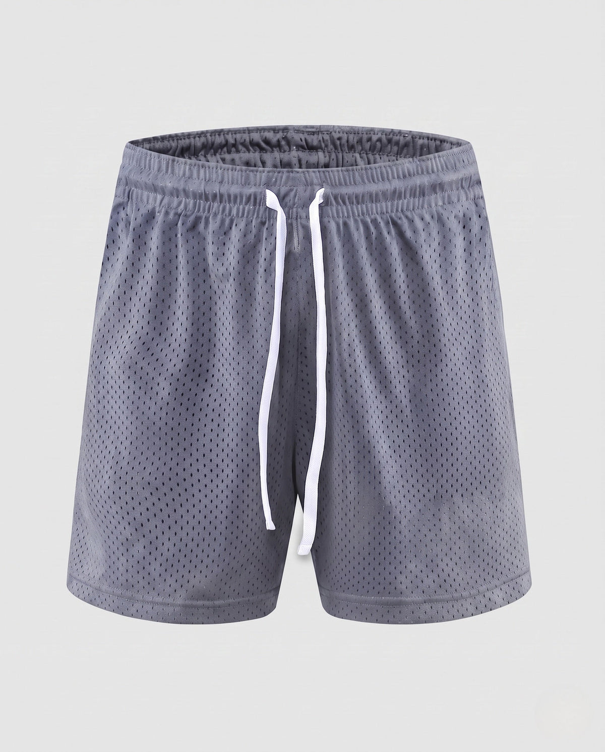 Herren Sportliche Trainingsshorts mit atmungsaktivem Mesh-Gewebe R&B