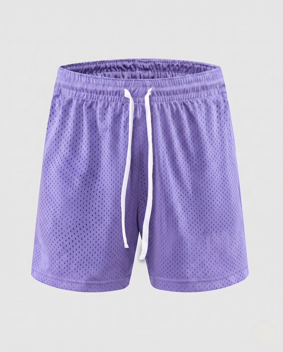 Herren Sportliche Trainingsshorts mit atmungsaktivem Mesh-Gewebe R&B