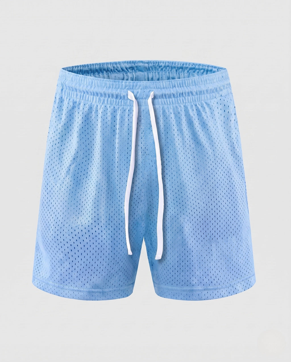 Herren Sportliche Trainingsshorts mit atmungsaktivem Mesh-Gewebe R&B