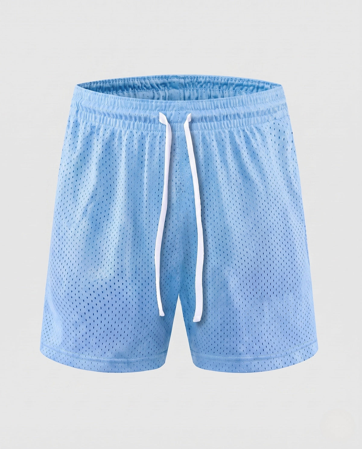 Herren Sportliche Trainingsshorts mit atmungsaktivem Mesh-Gewebe R&B