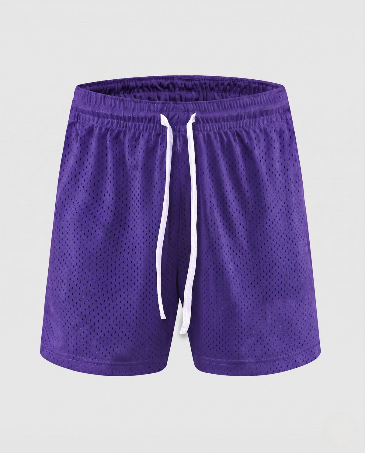 Herren Sportliche Trainingsshorts mit atmungsaktivem Mesh-Gewebe R&B