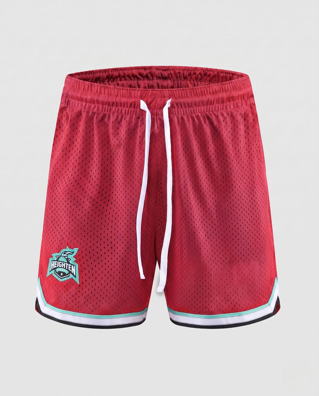 Herren Sportliche Trainingsshorts mit atmungsaktivem Mesh-Gewebe R&B