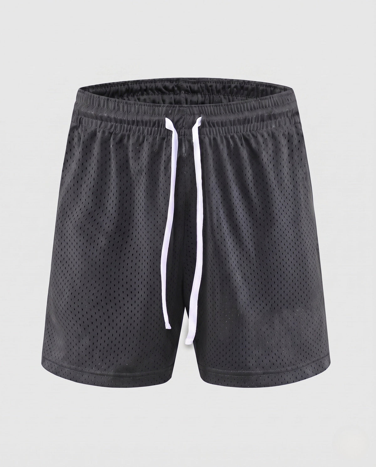 Herren Sportliche Trainingsshorts mit atmungsaktivem Mesh-Gewebe R&B