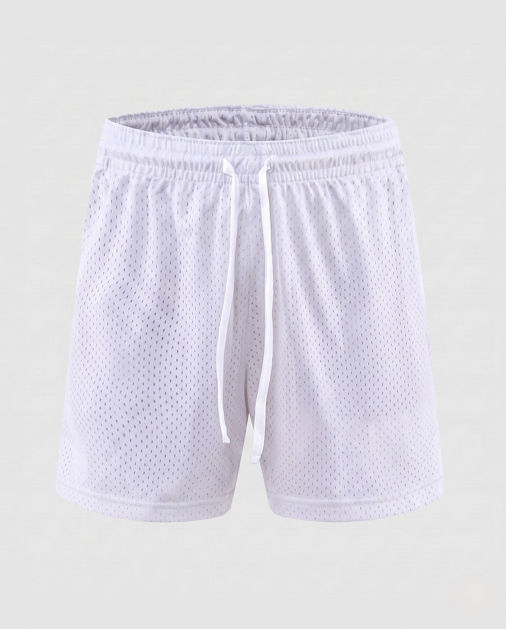 Herren Sportliche Trainingsshorts mit atmungsaktivem Mesh-Gewebe R&B