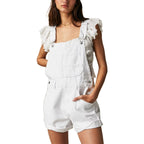Ärmelloser Denim-Jumpsuit für Damen