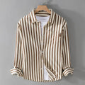 EB | Stylisches Gestreiftes Button-Down Hemd