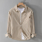 EB | Stylisches Gestreiftes Button-Down Hemd