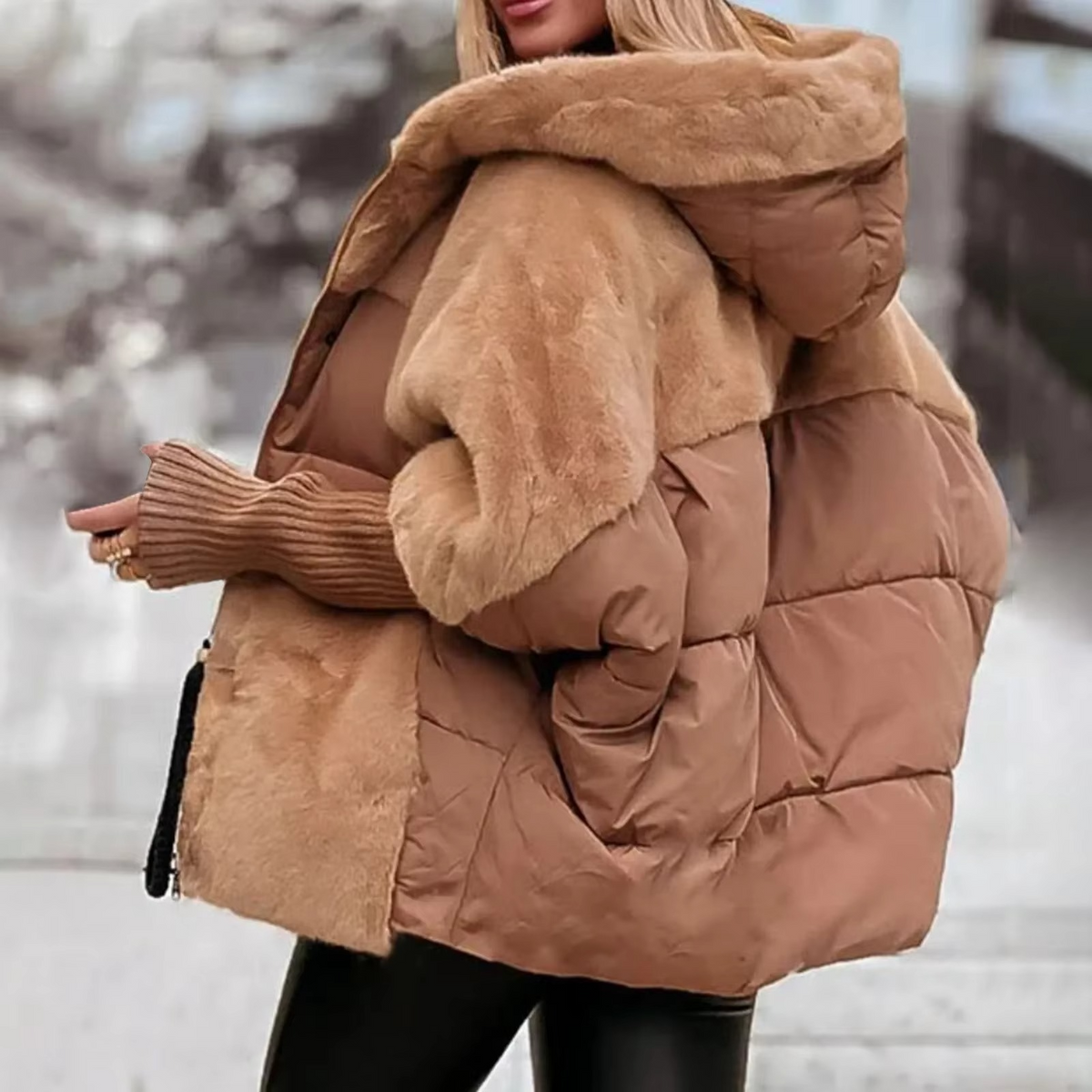 EB | Damen Wintermantel warm & stilvoll für Herbst und Winter