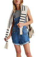 Ärmelloser Denim-Jumpsuit für Damen