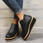 Chic Wedge Boots – Mila EB