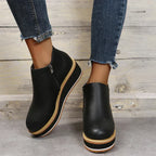Chic Wedge Boots – Mila EB