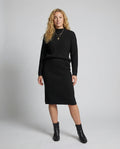 Elegantes Strickset Pullover Rock | EB