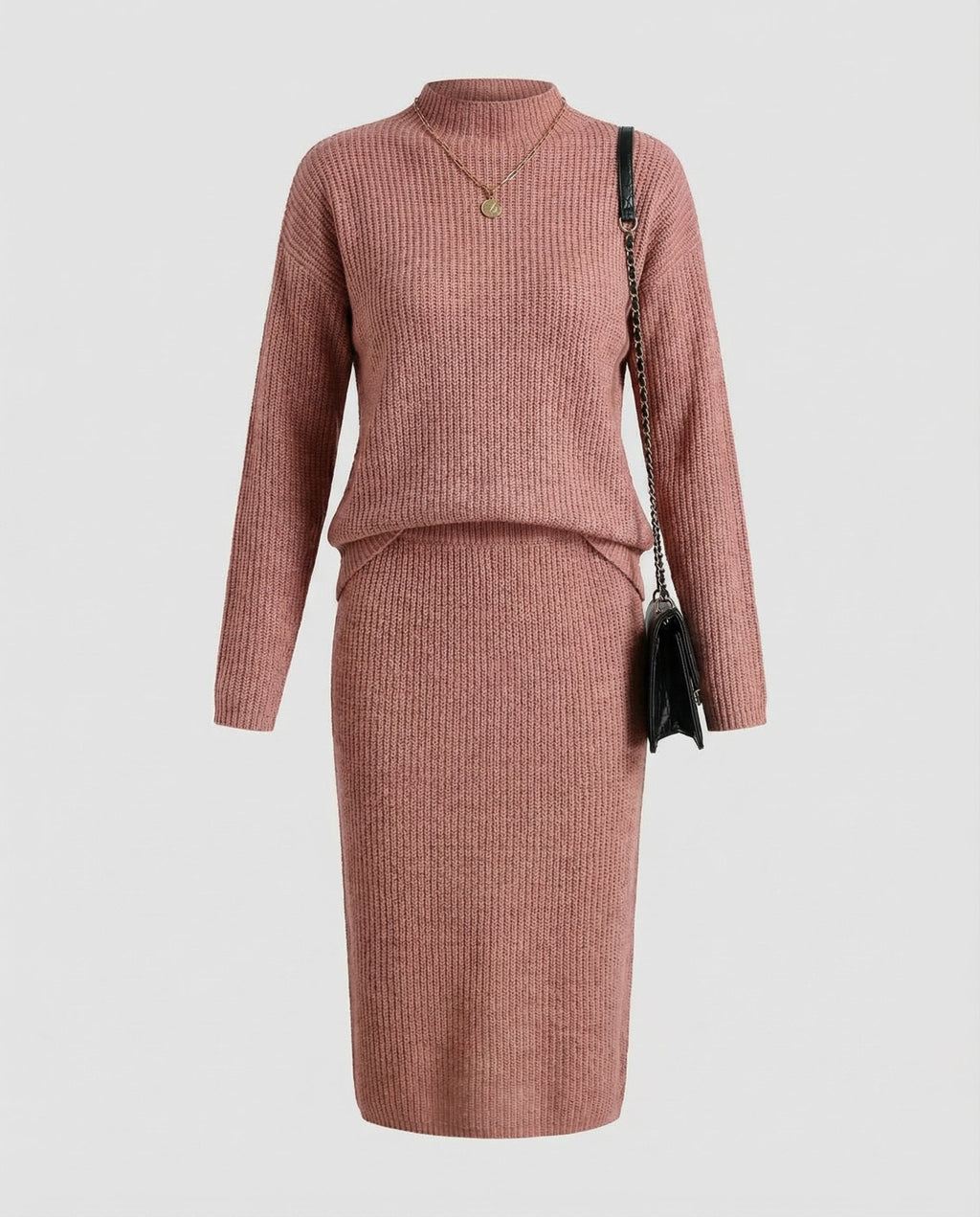 Elegantes Strickset Pullover Rock | EB