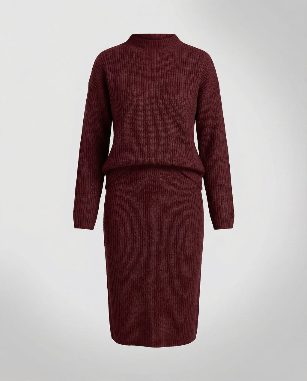 Elegantes Strickset Pullover Rock | EB