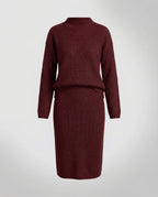 Elegantes Strickset Pullover Rock | EB