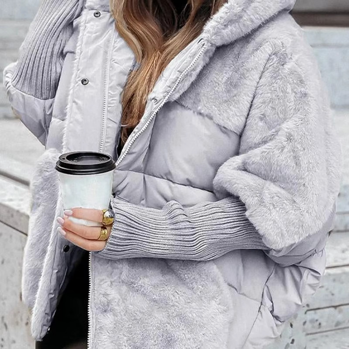 EB | Damen Wintermantel warm & stilvoll für Herbst und Winter