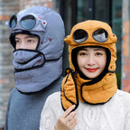 Polar Vision Thermo Winddichte Gesichtsmasken-Mütze