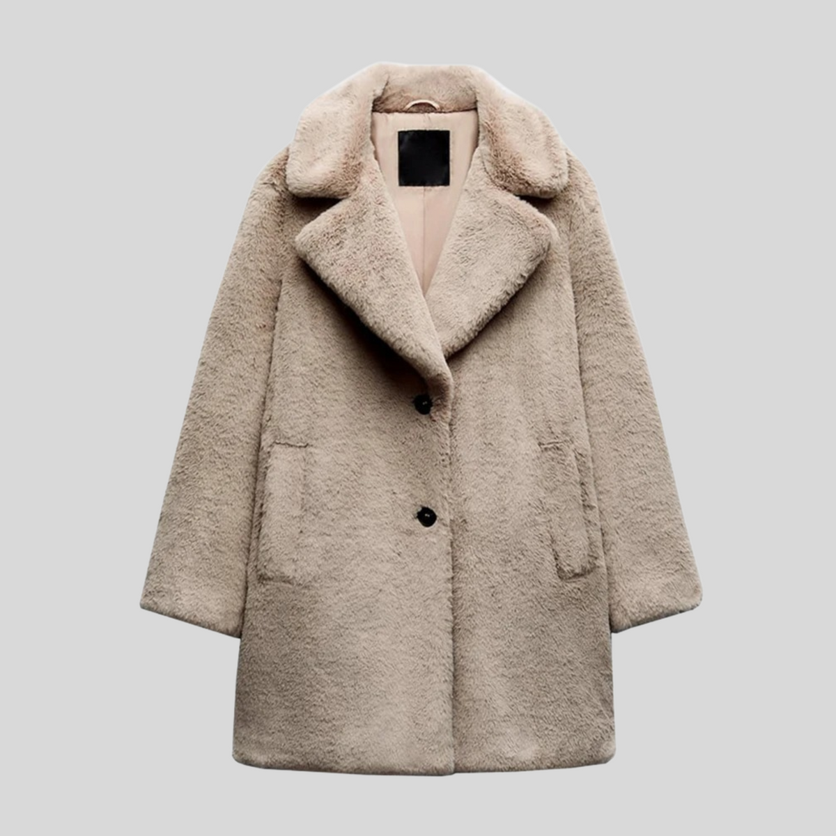 EB | Damen Teddyjacke mit Klassischem Schnitt