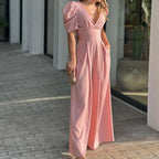 EB | Eleganter Jumpsuit mit Puffärmeln