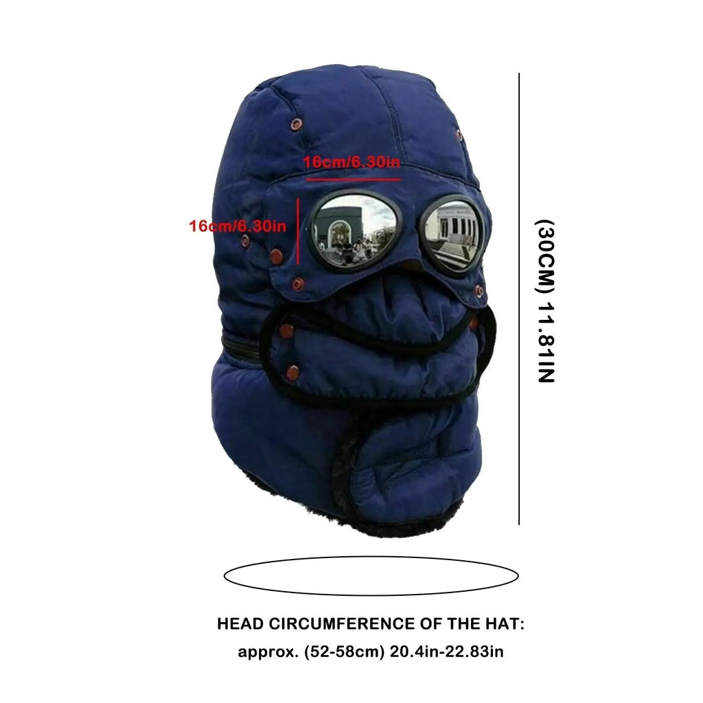 Polar Vision Thermo Winddichte Gesichtsmasken-Mütze
