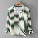 EB | Stylisches Gestreiftes Button-Down Hemd