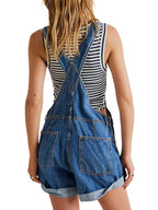 Ärmelloser Denim-Jumpsuit für Damen