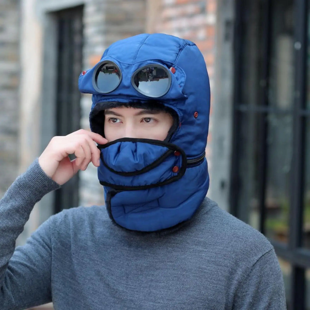 Polar Vision Thermo Winddichte Gesichtsmasken-Mütze