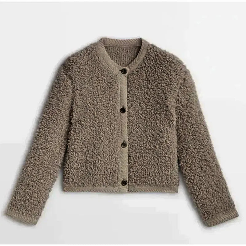 EB | Damen-Teddy-Mantel - Lässig