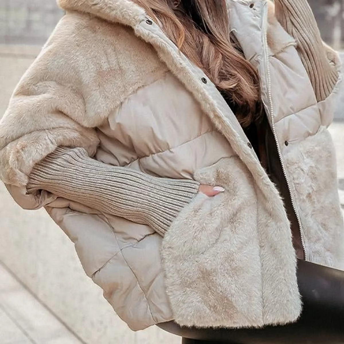 EB | Damen Wintermantel warm & stilvoll für Herbst und Winter