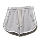 EB | Damen Streifenshorts mit Atmungsaktivem, Elastischem Bund