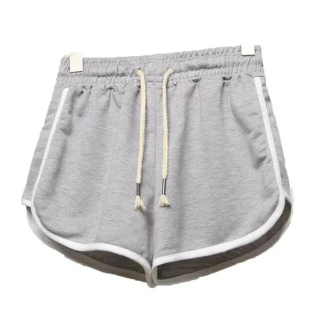 EB | Damen Streifenshorts mit Atmungsaktivem, Elastischem Bund