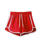 EB | Damen Streifenshorts mit Atmungsaktivem, Elastischem Bund