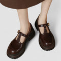 T-Bar Schuhe | Bequem | Robust | Mary Jane Schuhe | Damen Slipper EB