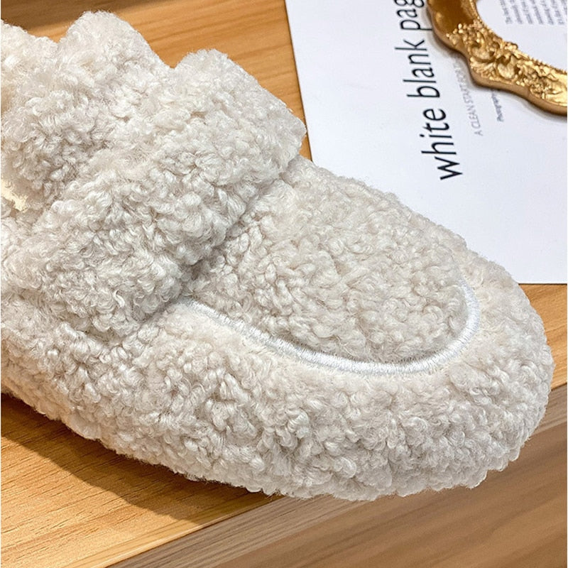 Teddy Loafers - Bequeme rutschfeste Winterschuhe für Damen EB