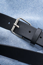 EB | Übergröße Denim Hemd mit Knopfleiste Lässiger Allrounder