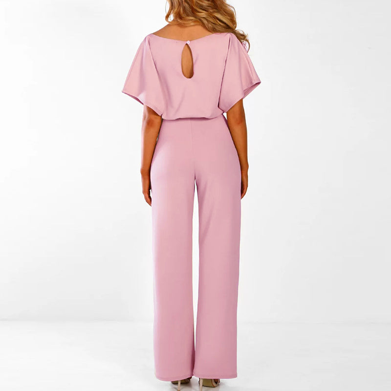 Rosa jumpsuit schick für damen
