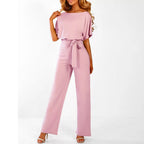Rosa jumpsuit schick für damen