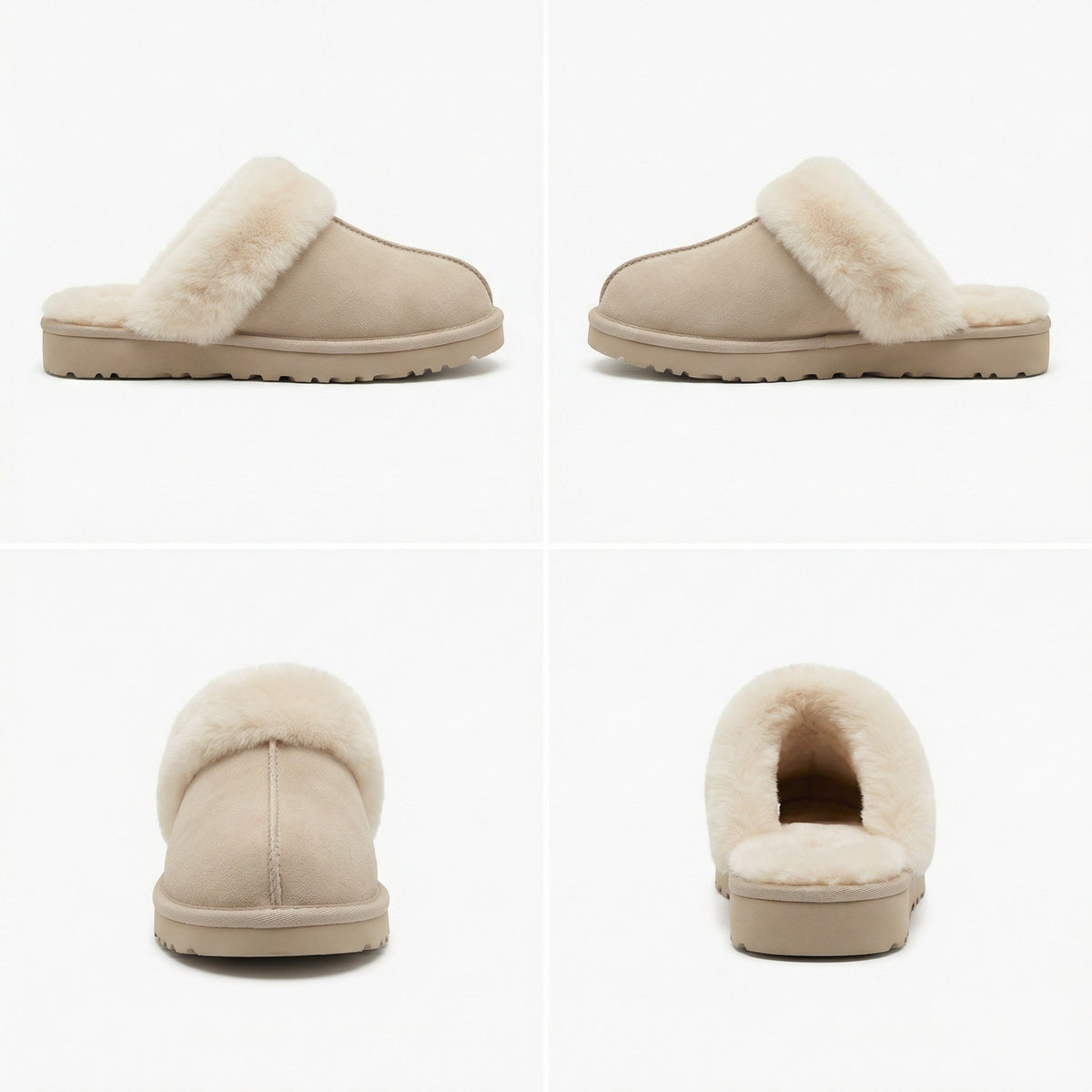 Clogs - Damen Retro Wildleder Slip-On Mule EB