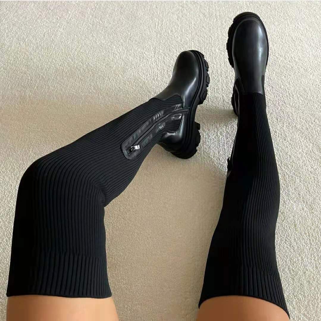 Bequeme Stretch-Stiefel für Damen, stilvoll & flexibel EB