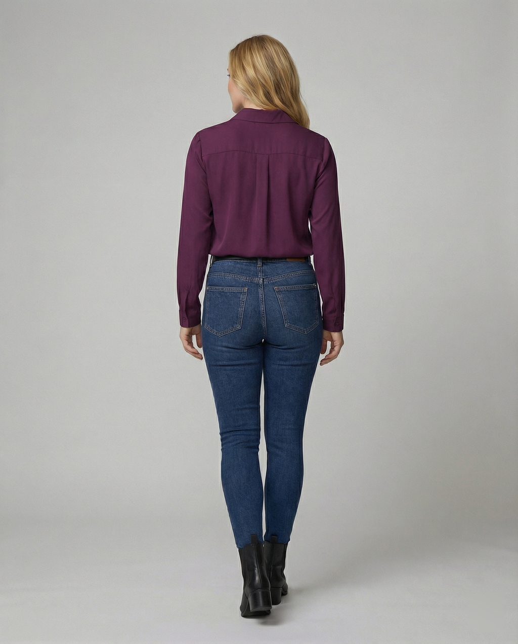 Damen Hemdbluse elegant mit luxuriösem Glanz