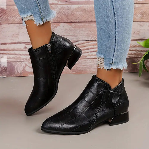 Bequeme Warme Damen Leichte Elegante Stilvolle Stiefeletten EB