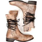 Bequeme Warme Elegante Schlupf Ohne Schnürsenkel Stiefel EB
