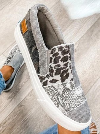 Bequeme Warme Weiche Atmungsaktive Slip On Damen Schuhe EB