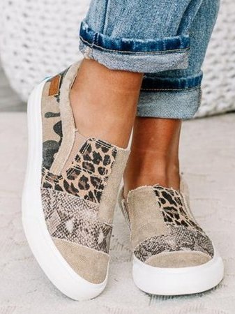 Bequeme Warme Weiche Atmungsaktive Slip On Damen Schuhe EB