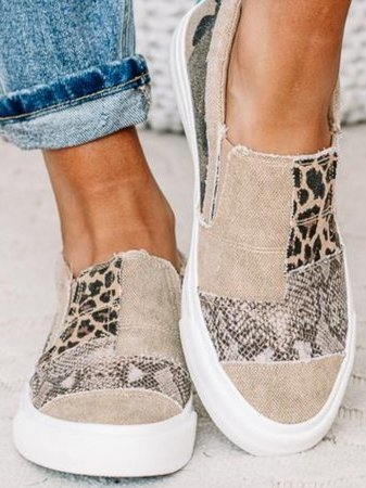 Bequeme Warme Weiche Atmungsaktive Slip On Damen Schuhe EB